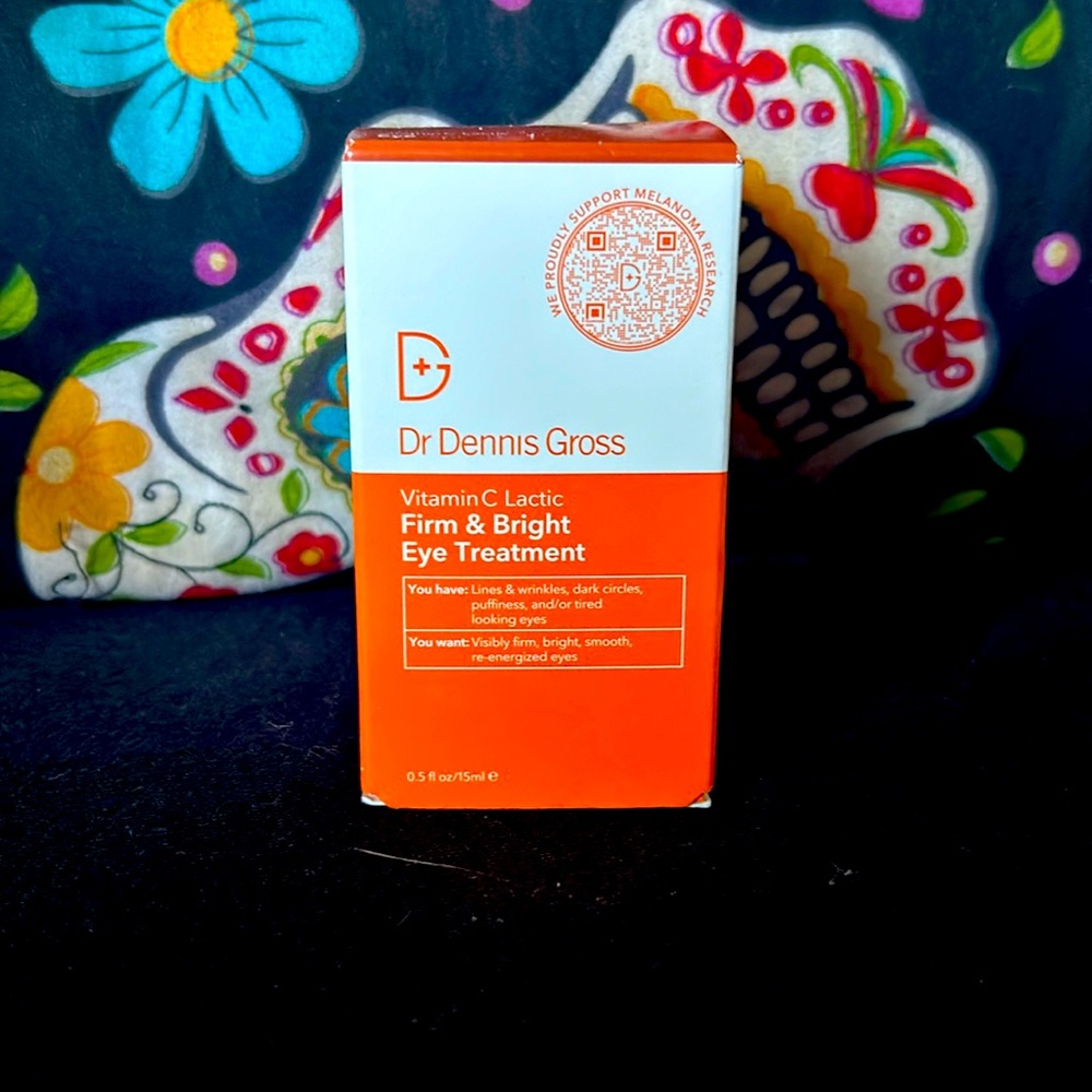 Dr. Dennis Gross Vitamin C Lactic Firm & Bright Eye Treatment NWT